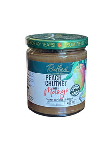 Rootham Peach Chutney with Mango