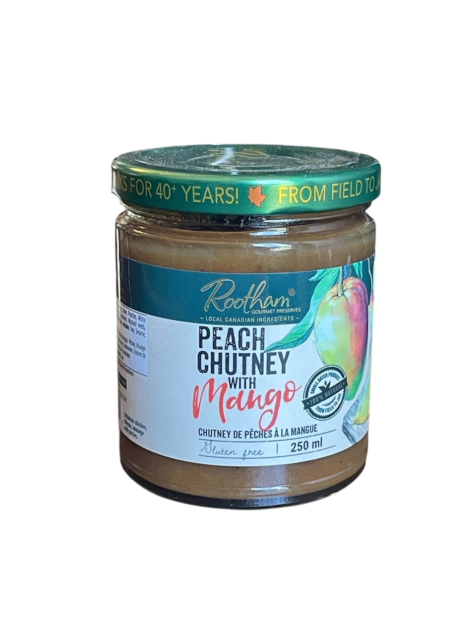 Rootham Peach Chutney with Mango