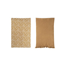 Mustard Cotton Tea Towel Set