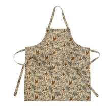 Floral cecily patterned apron on a white background