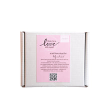 I Think I'm In Love With Myself Product Packaging with a pink label on a white background