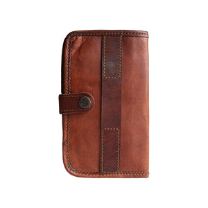 back of leather wallet