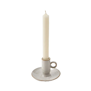 Cottage Candle Holder with Candlestick in it