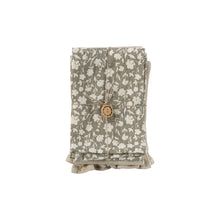 Muted Olive Cotton Tea Towels Packaged