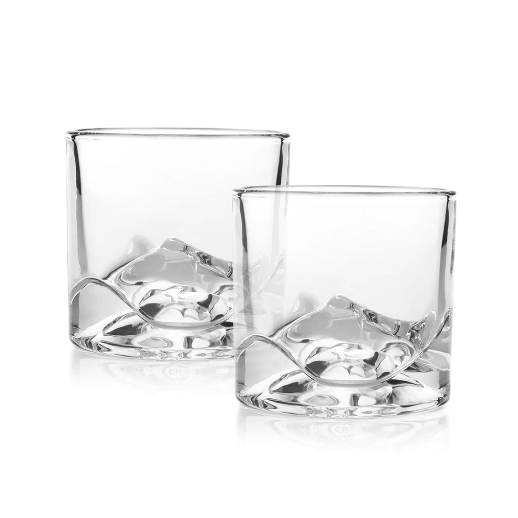 Denali Crystal Whiskey Glass Set of 2 