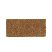 natural coir doormat with white background