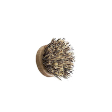 Bamboo palm fibre scrub brush replacement head