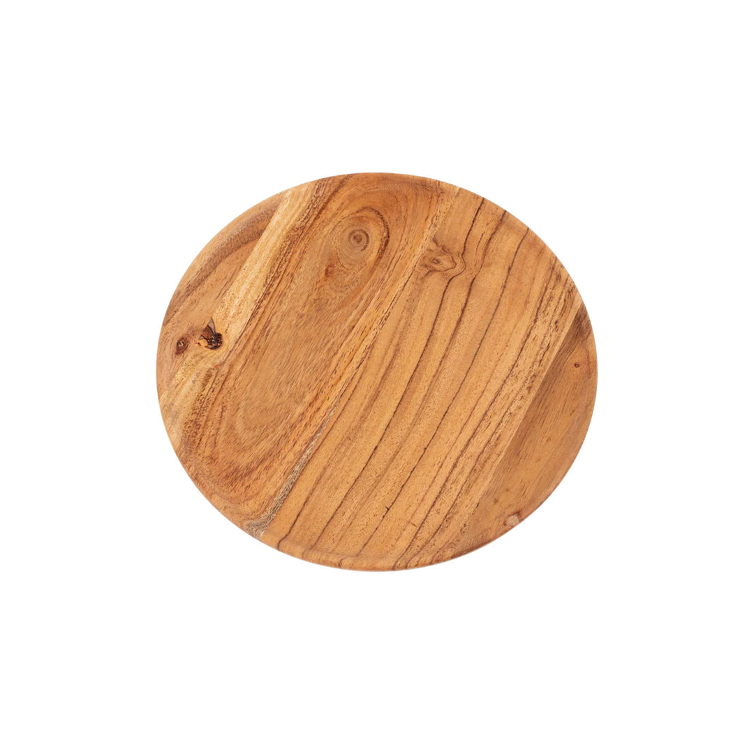 Acacia Wood Plate Small
