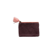 Velvet Zip Pouch