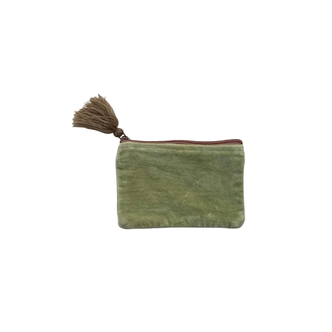 Velvet Zip Pouch