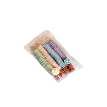 Pack of colourful dipped opretzels