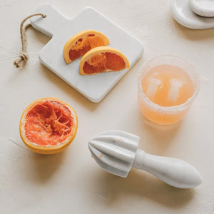 Marble Citrus Reamer Lifestyle Shot