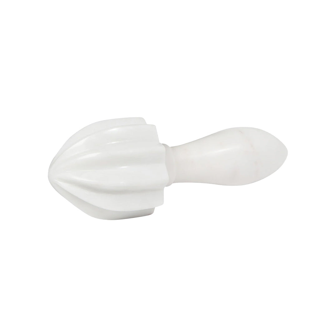 Marble Citrus Reamer on its side