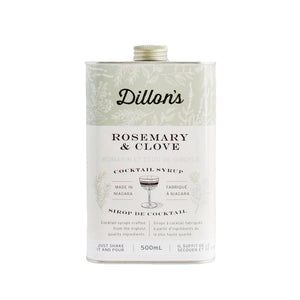 Photo of Dillon's Rosemary & Clove cocktail syrup