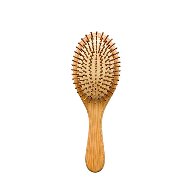 Bamboo Round Paddle Hairbrush