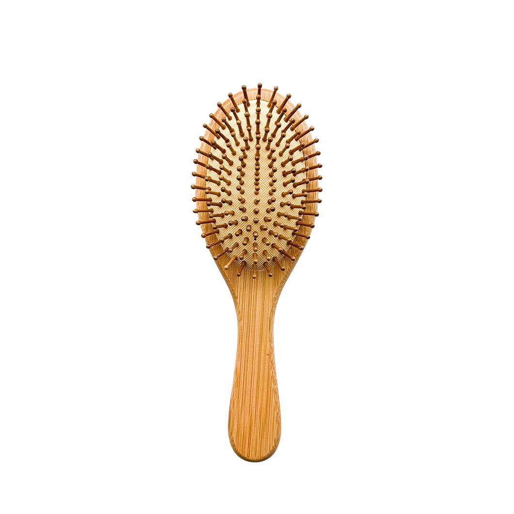 Bamboo Round Paddle Hairbrush