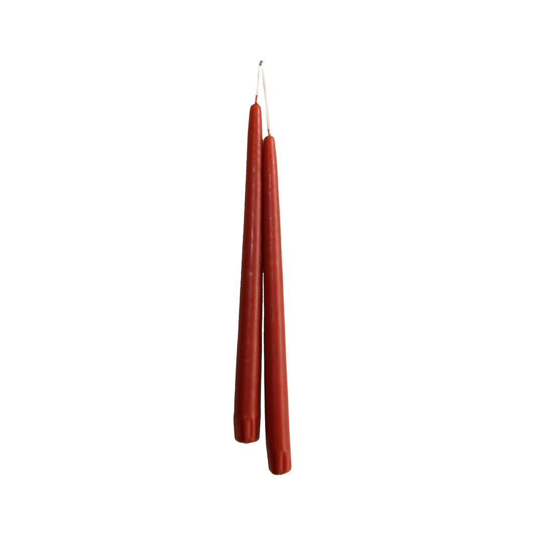 Burnt Orange Candlestick Set