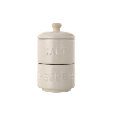 Salt and Pepper Pinch Pots Stacked