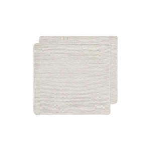 Sand Coloured Knit Dish Cloth Set