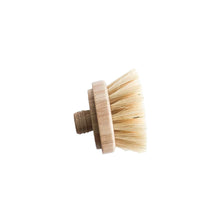 Bamboo sisal fibre scrub brush replacement head
