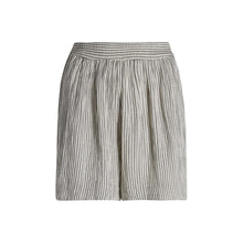 Striped crinkle muslin shorts