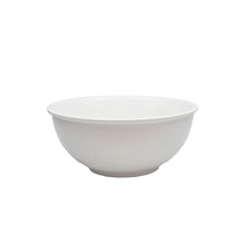 White ceramic bowl on a white background
