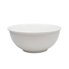 White ceramic bowl on a white background