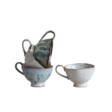 Stoneware Teacups